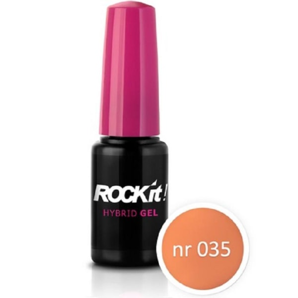 Silcare - Rock IT - Hybrid gel - 8g - Färg: #035 Orange