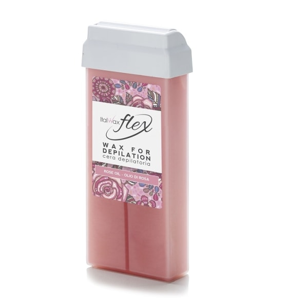 Italwax - Flex - Roll on - Ruusuöljy - 100 grammaa Pink