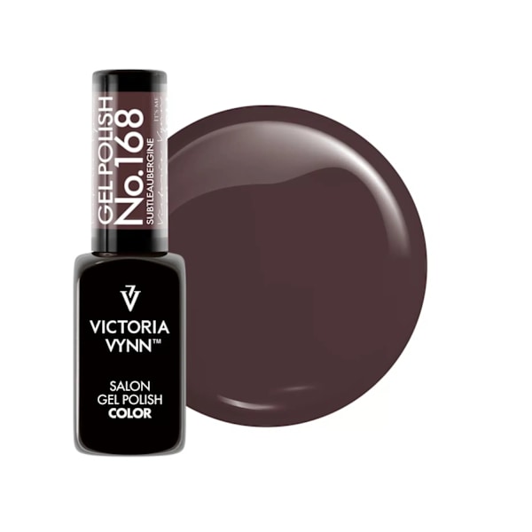 Victoria Vynn - Gel Polish - 168 Subtle Aubergine - Gellack Mörkbrun