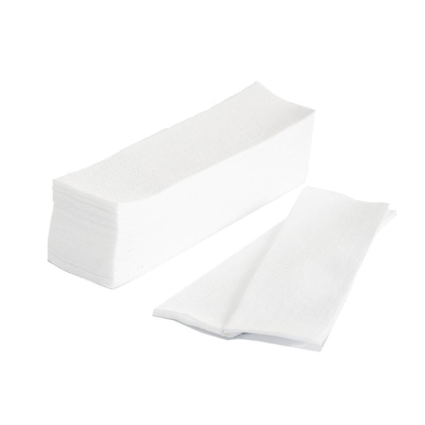 100 st Mini depilation strips för vaxning Vit