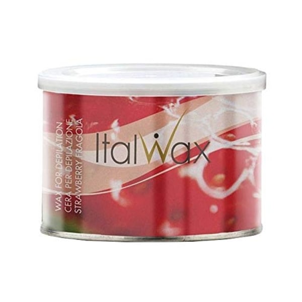400g Flex - Strawberry - Varmt Vax Burk - Italwax Röd