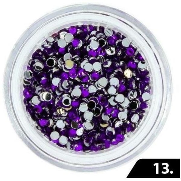 Zirkonikivet (lasi) - 1,5 mm - 200 kpl - 13 Purple
