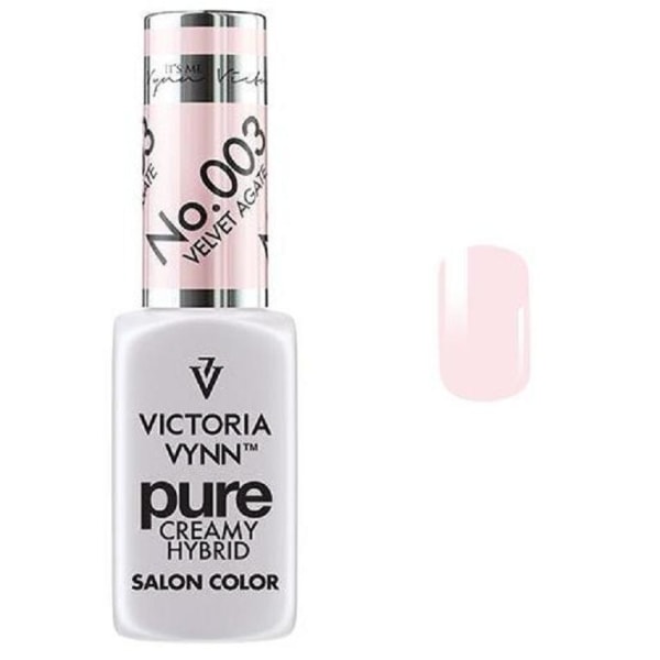 Victoria Vynn - Pure Creamy - 003 Velvet Akaatti - Geelilakka Light pink