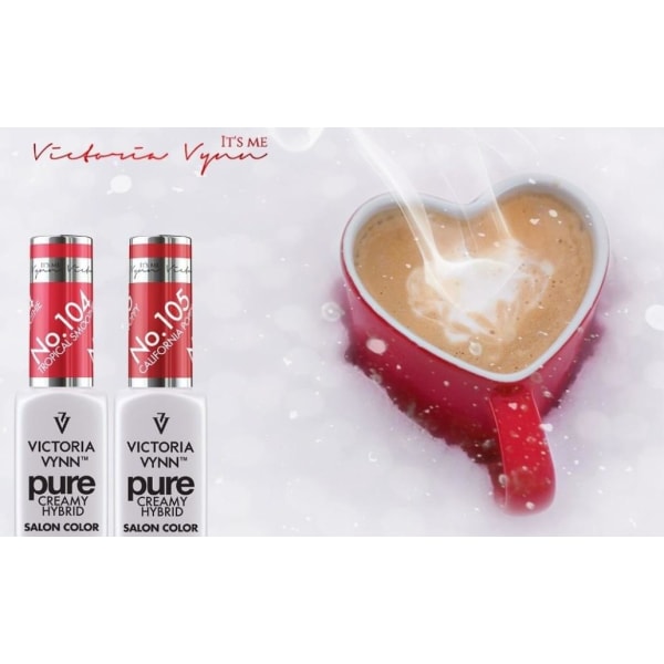 Victoria Vynn - Pure Creamy - 105 California Poppy - Gellack Röd
