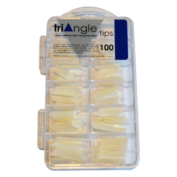 Triangel / edge - formade design nageltippar - 100 st