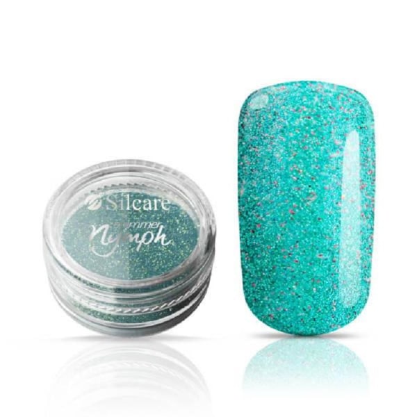 Silcare - Shimmer Nymph - Turkis glitter - 3 gram Turquoise