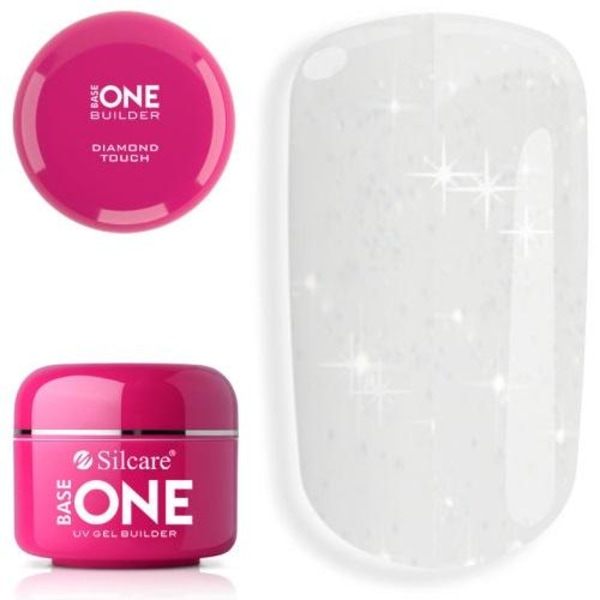 Base One - Builder - Diamond Touch - 15 grammaa - Silcare Transparent
