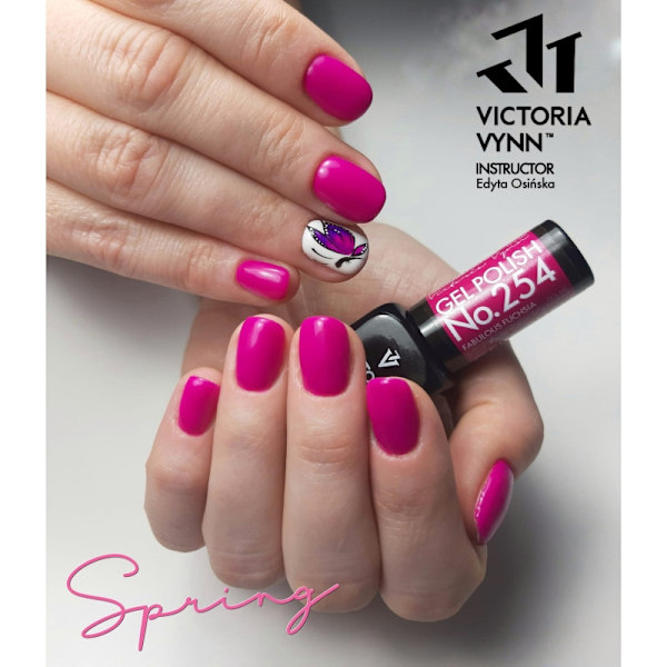 Victoria Vynn - Gel Polish - 254 Fabolous Fuchsia - Gellack Fuchsia