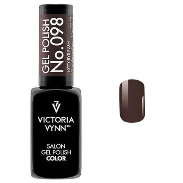 Victoria Vynn - Gel Polish - 098 Kitty Eye Plum - Gellack Brun
