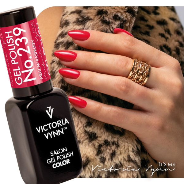 Victoria Vynn - Gel Polish - 239 Mellow Raspberry - Gellack Röd