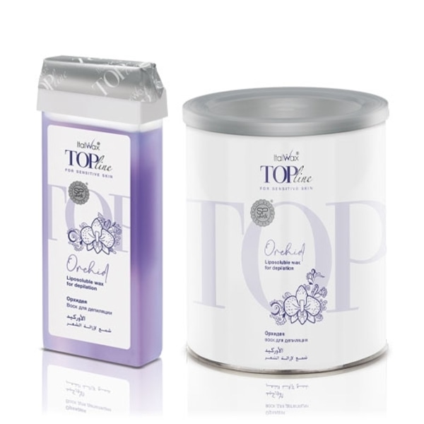 24x100g Orchid - Roll on vax - Top Line - Italwax Lila