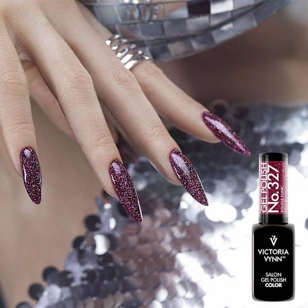Victoria Vynn - Gel Polish - 327 Rouge Funk - Gellack Wine red