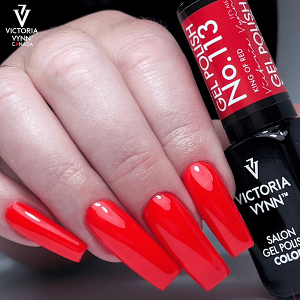 Victoria Vynn - Gel Polish - 113 King of Red - Gellack Red