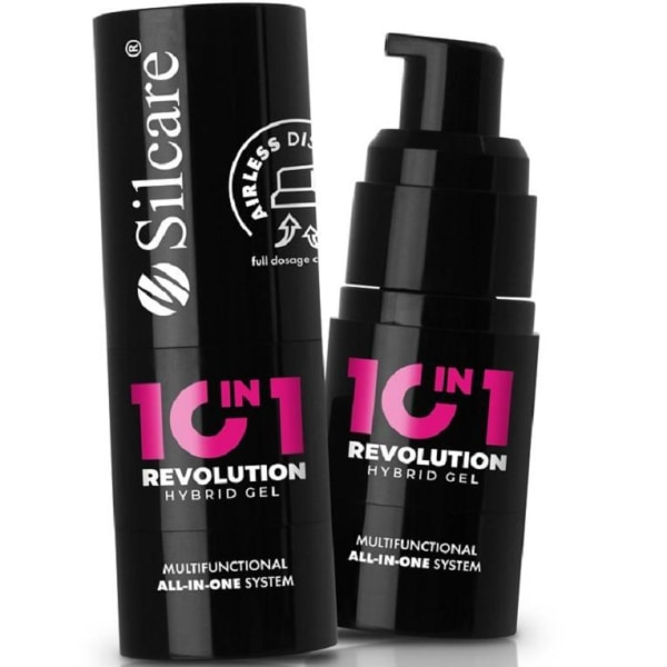 Silcare  - 10in1 Revolution - Pumpflaska - Light Pink 15 ml Rosa