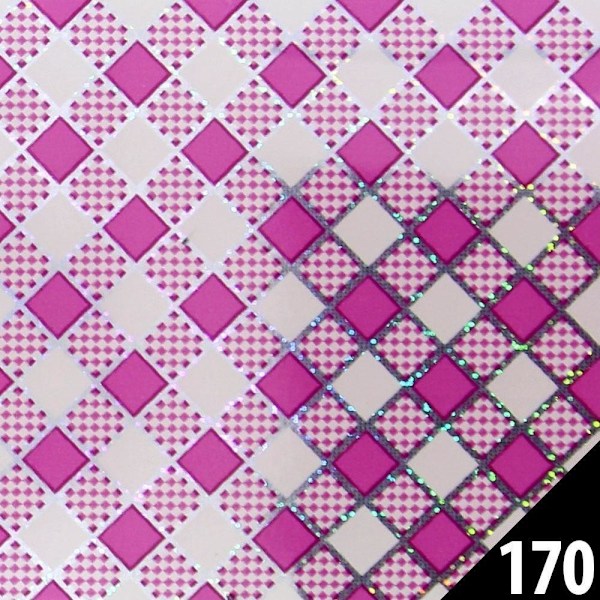 Nagelfolie / folie - för nageldekorationer - #170 - 100 cm multifärg