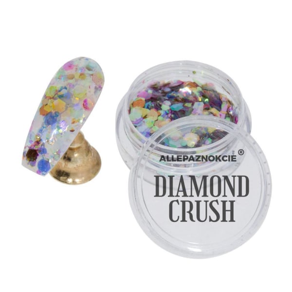 Nagelglitter - Diamond Crush - 13 multifärg
