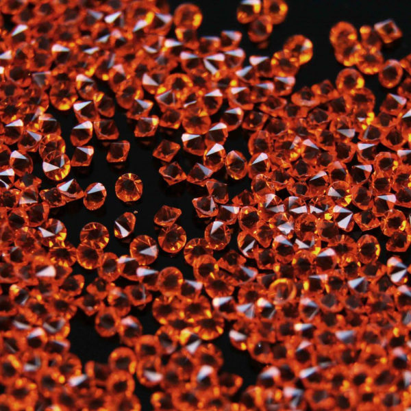 Kristallikivet (lasi) - 1 mm - 200-300 kpl - 14 Orange
