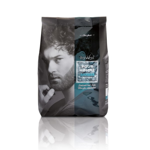 Voks i flager - Pour Homme - Barber edition - 500g - Italwax Turquoise