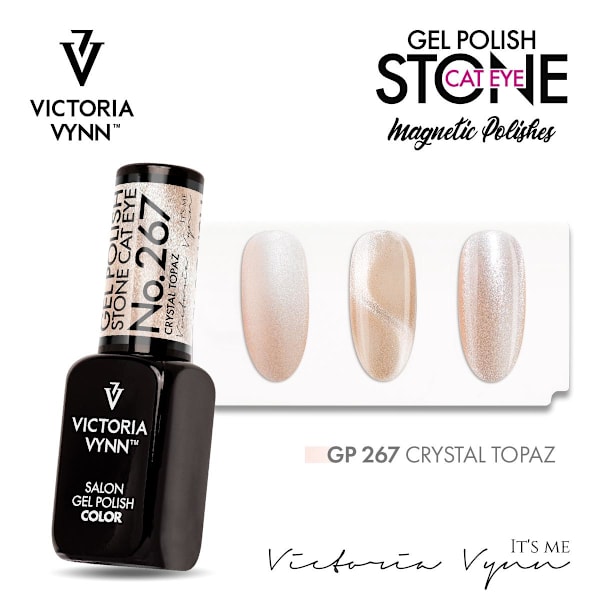 Victoria Vynn - Gel Polish - 267 Topaz - Cat Eye - Gellack Beige