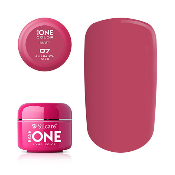 Base One - UV-geeli - Matta - Amaranth Kiss - 07 - 5g Pink