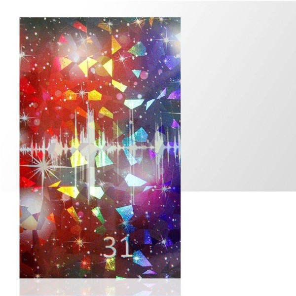 Nagel folie - Laser effect - 022 - 32 Multicolor