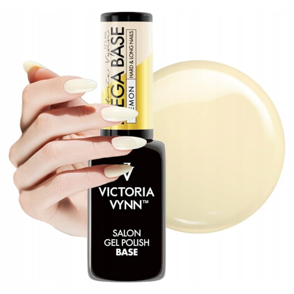Gel Polish -  Mega Base - Lemon - 8ml - Victoria Vynn Yellow