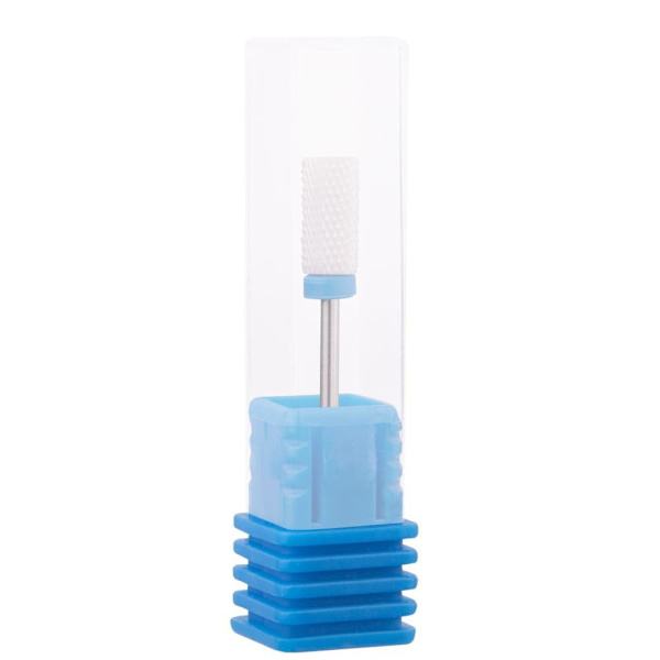Keramisk slip bits - Vit / Blå - Stor Cylinder - M 3/32 White