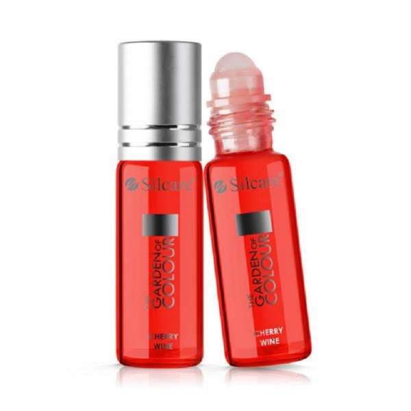 Nagelbandsolja - 11 ml roll-on - Körsbär - Silcare Red