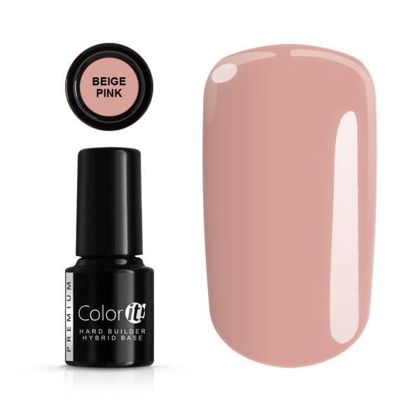 Hybrid Color IT premium - Hård Base - Beige Pink - Soak off - 6g Light pink