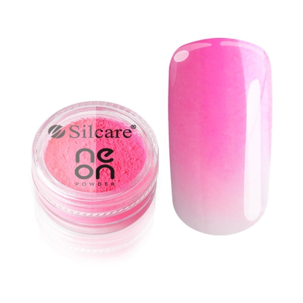 Silcare - Neon Powder - 02 - Lyserød - 3 gram Pink