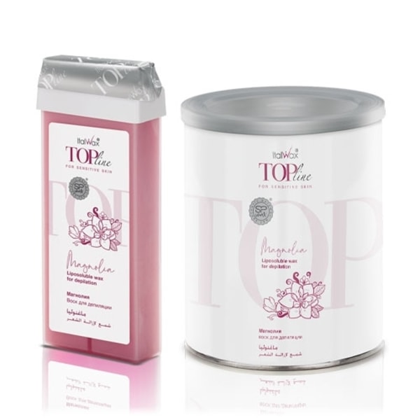 24x100g Magnolia - Roll on vax - Top Line - Italwax Röd