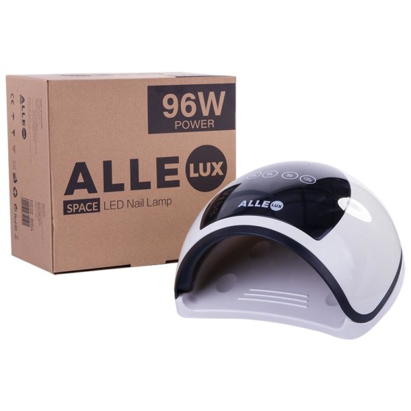 UV/LED 96W - Nagellampa - Allelux Space - Vit Vit