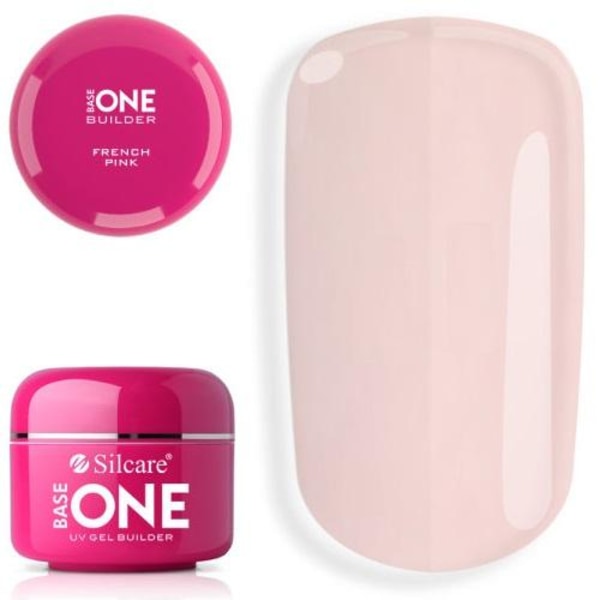 Base One - Builder - Fransk Pink - 100 gram - Silcare Pink
