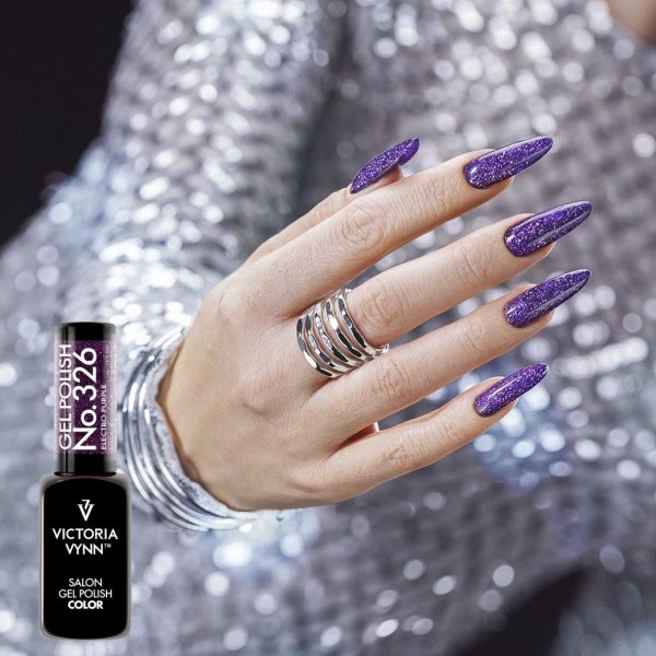 Victoria Vynn - Gel Polish - 326 Electro Purple - Gellack Lila