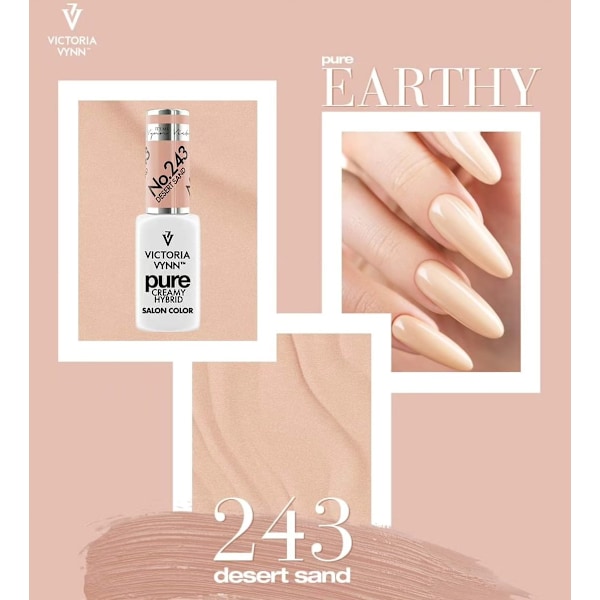 Victoria Vynn - Pure Creamy - 243 Desert Sand - Gellack Rosa