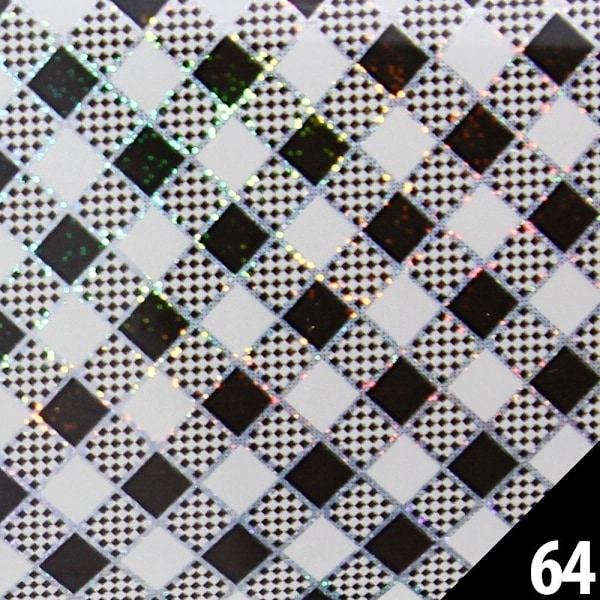Nagelfolie / folie - för nageldekorationer - #064 - 100 cm multifärg