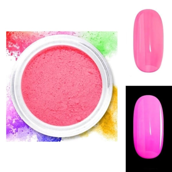Neon pigment / pulver - Rosa 08 Rosa