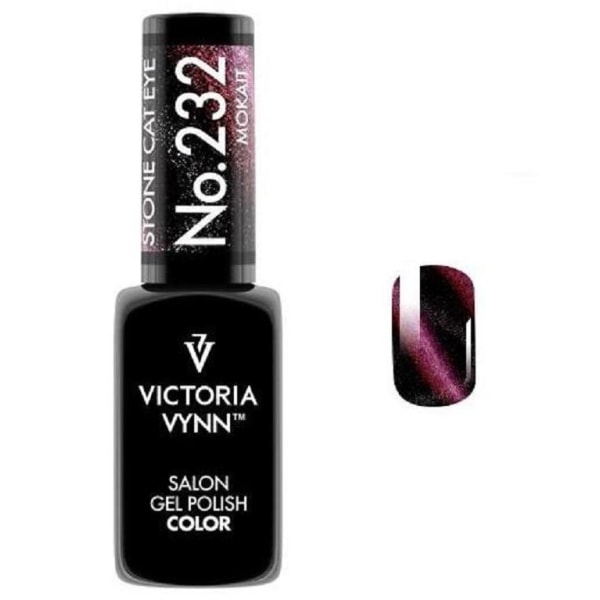 Victoria Vynn - Geelilakka - 232 Stone Cat Eye - Geelilakka Purple
