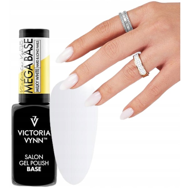 Gel Polish -  Mega Base - Milky White - 8ml - Victoria Vynn White
