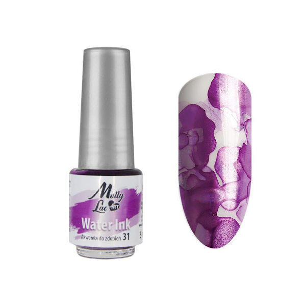 Molly Lac - Vandblæk - Metallisk - 5ml - 31 Purple