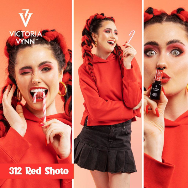 Victoria Vynn - Gel Polish - 312 Red Shoto - Gellack Röd