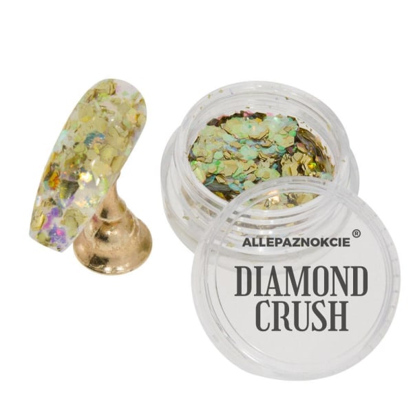 Nail Glitter - Diamond Crush - 06 Gold