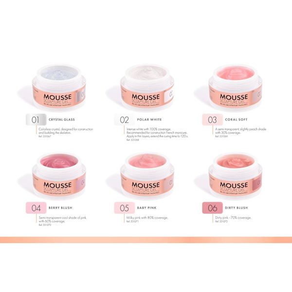 Victoria Vynn - Mousse Sculpture gel - 15ml - Crystal glass 01 Transparent