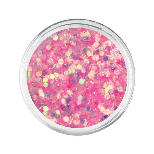 Nagelglitter - Wink Effect - Hexagon - 14 Rosa