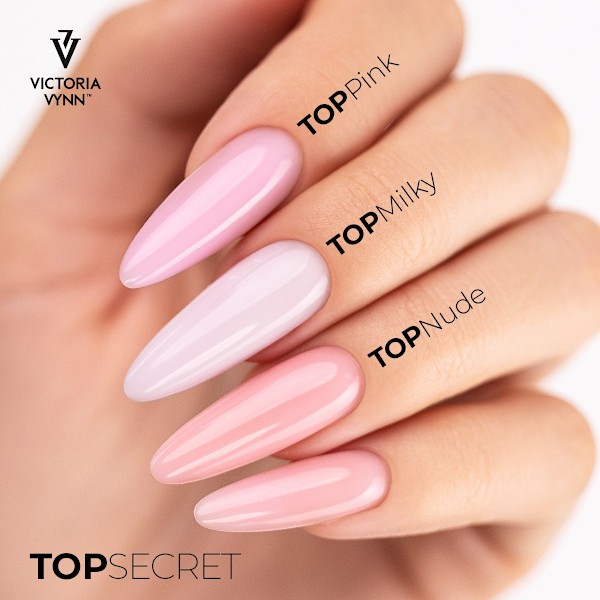 Top coat - Pink - No wipe - 8 ml - Victoria Vynn - Gel Polish Rosa