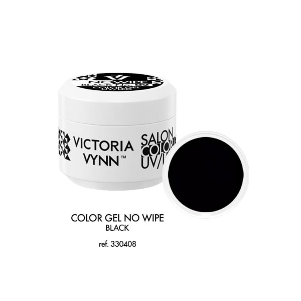 Victoria Vynn - Art Gel 3D - No Wipe - 02 Black - Gelé Svart