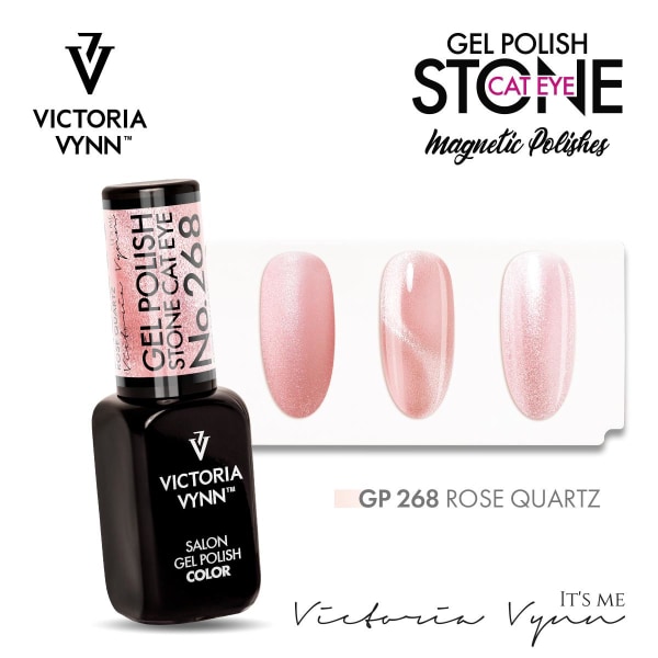 Victoria Vynn - Geelilakka - 268 Stone Cat Eye - Geelilakka Pink