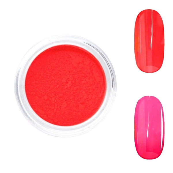 Neon pigment / pulver - Röd 07 Red