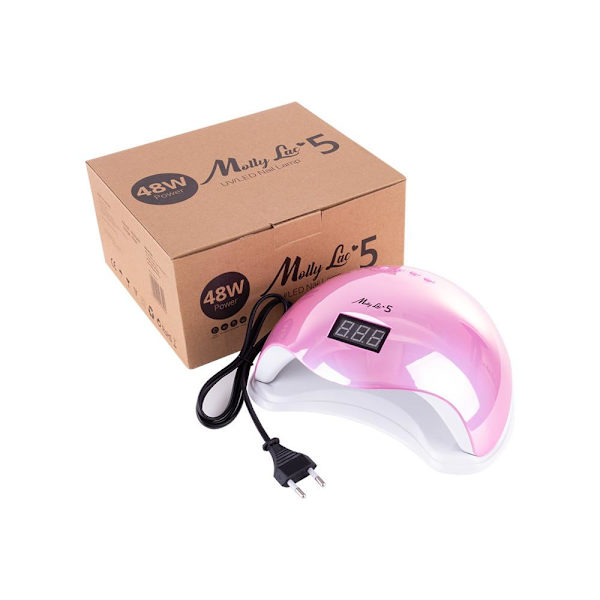 UV/LED 48W - Nagellampa - Molly Lac 5 - Rosa Rosa