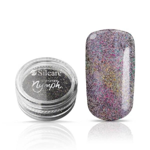 Silcare - Shimmer Nymph - Graphite glitter - 3 gram Multicolor